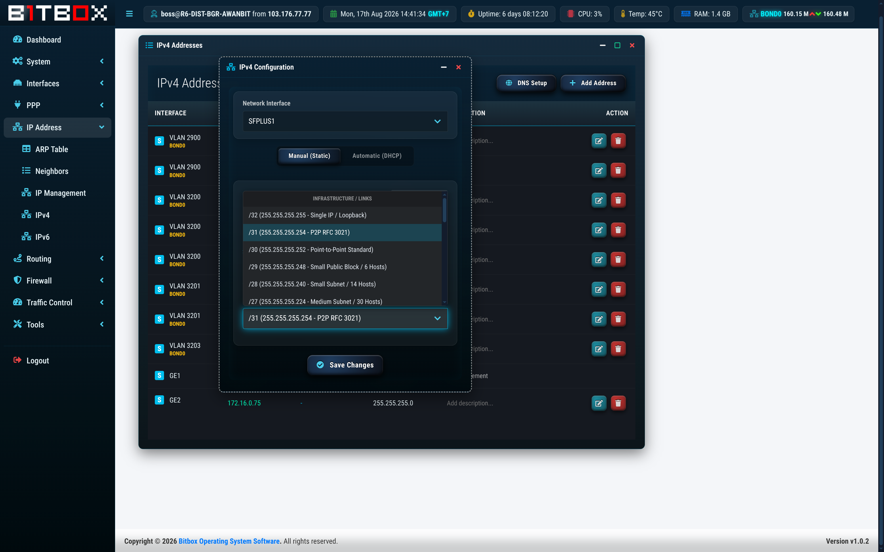 IPv4 P2P RFC3021